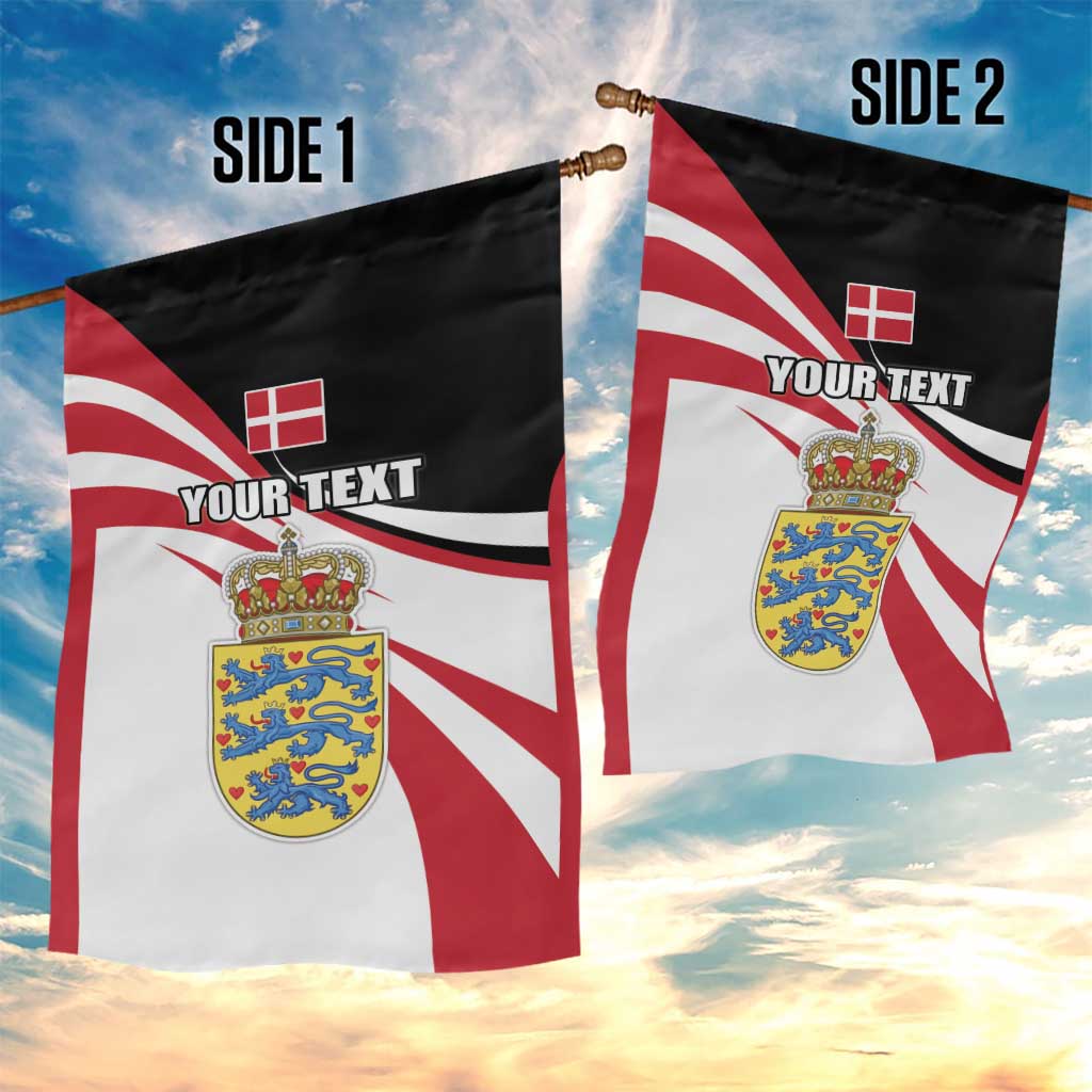 Personalized Danmark Coat of Arms Garden Flag Denmark Three Pale Blue Lions