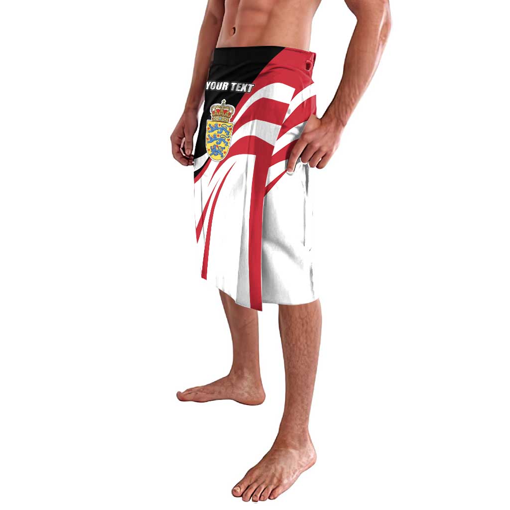 Personalized Danmark Coat of Arms Lavalava Denmark Three Pale Blue Lions