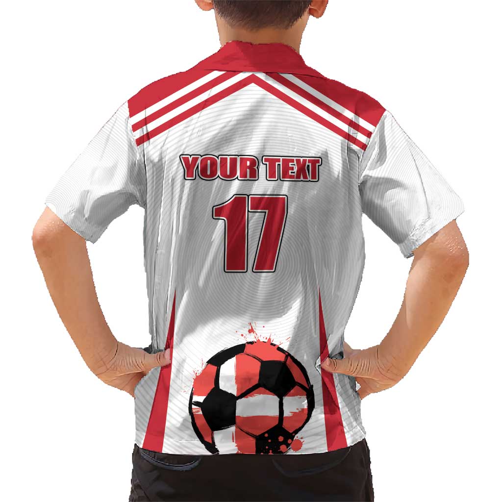 Custom Danmark Football Go Champions Family Matching Short Sleeve Bodycon Dress and Hawaiian Shirt Denmark Sporty Style