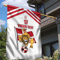 Custom Danmark Football Go Champions Garden Flag Denmark Sporty Style