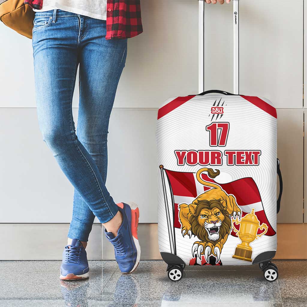 Custom Danmark Football Go Champions Luggage Cover Denmark Sporty Style