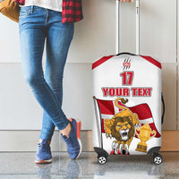 Custom Danmark Football Go Champions Luggage Cover Denmark Sporty Style