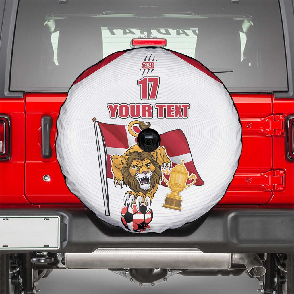 Custom Danmark Football Go Champions Spare Tire Cover Denmark Sporty Style