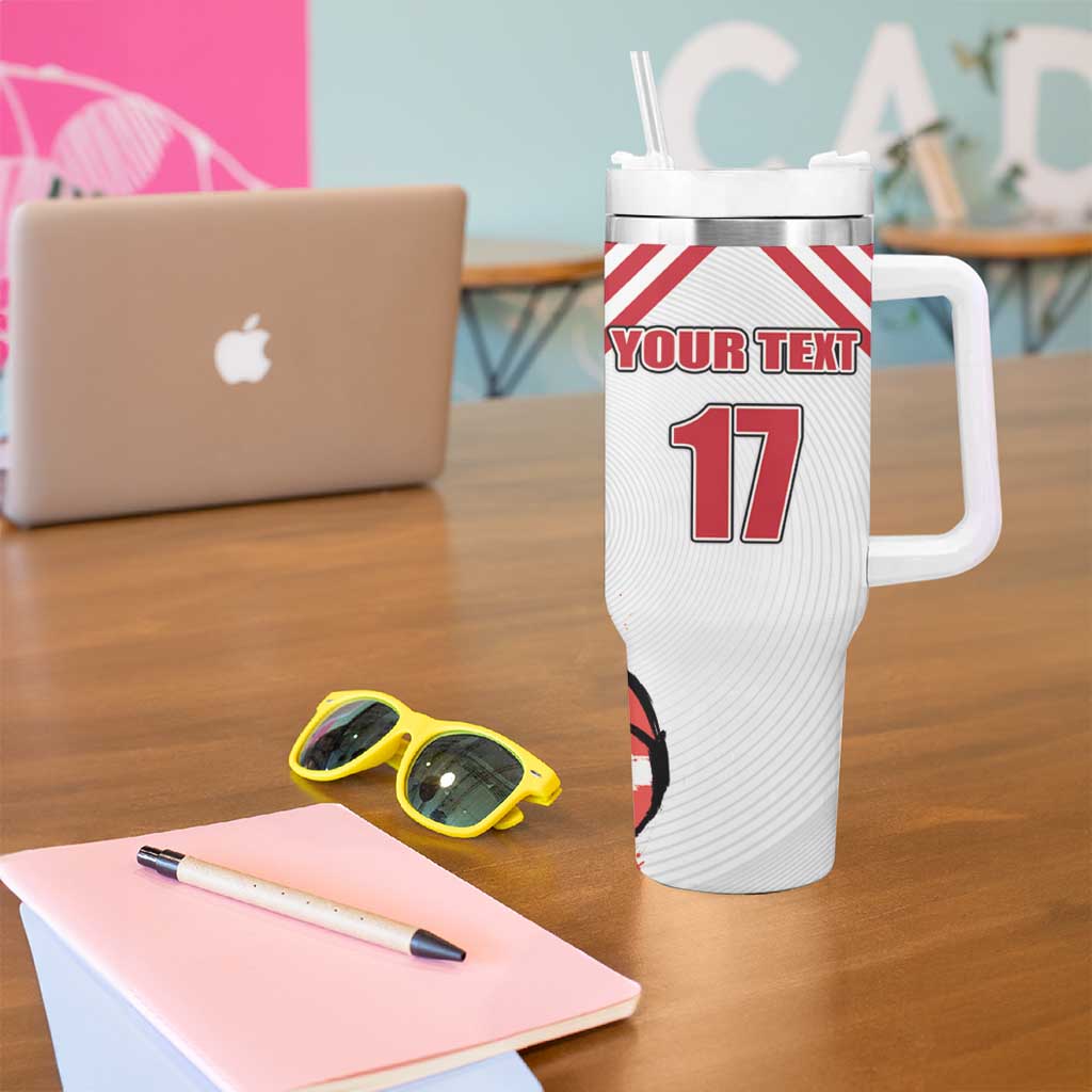 Custom Danmark Football Go Champions Tumbler With Handle Denmark Sporty Style