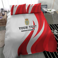Personalized Danmark Football Bedding Set Denmark Sporty Style Danish Dynamite