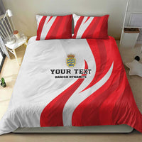 Personalized Danmark Football Bedding Set Denmark Sporty Style Danish Dynamite