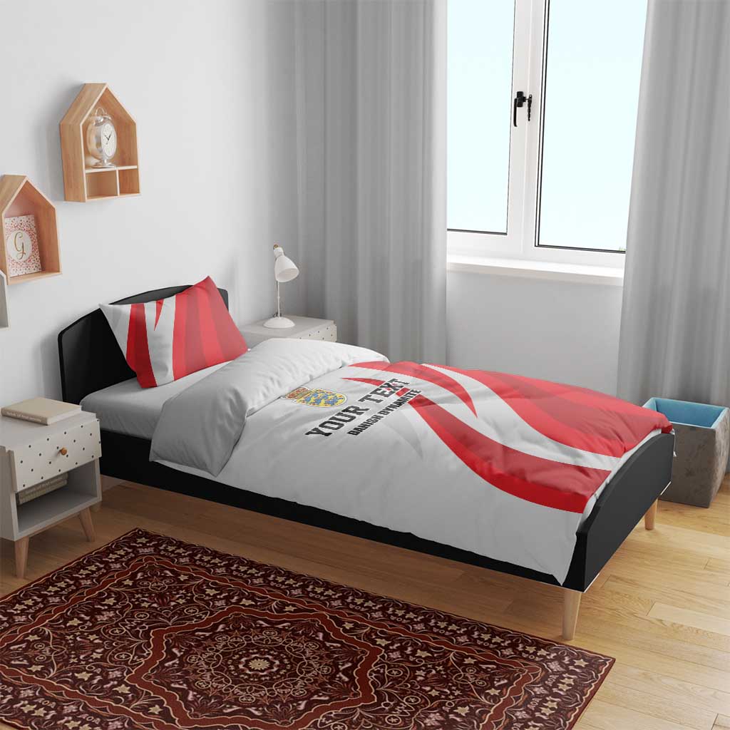 Personalized Danmark Football Bedding Set Denmark Sporty Style Danish Dynamite