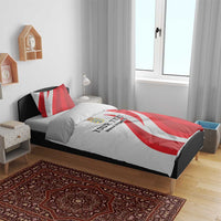Personalized Danmark Football Bedding Set Denmark Sporty Style Danish Dynamite