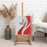 Personalized Danmark Football Canvas Wall Art Denmark Sporty Style Danish Dynamite