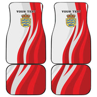 Personalized Danmark Football Car Mats Denmark Sporty Style Danish Dynamite