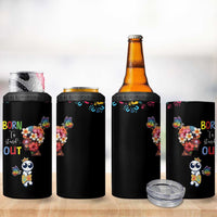 Born to Stand Out Autism Awareness 4 in 1 Can Cooler Tumbler Brain Mind and Yippee!