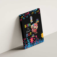 Born to Stand Out Autism Awareness Canvas Wall Art Brain Mind and Yippee!