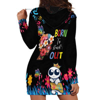 Born to Stand Out Autism Awareness Hoodie Dress Brain Mind and Yippee!