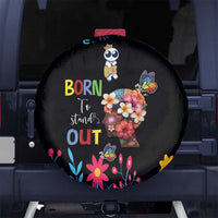 Born to Stand Out Autism Awareness Spare Tire Cover Brain Mind and Yippee!