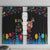 Born to Stand Out Autism Awareness Window Curtain Brain Mind and Yippee!