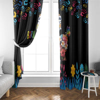 Born to Stand Out Autism Awareness Window Curtain Brain Mind and Yippee!