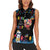 Born to Stand Out Autism Awareness Women Sleeveless Polo Shirt Brain Mind and Yippee!