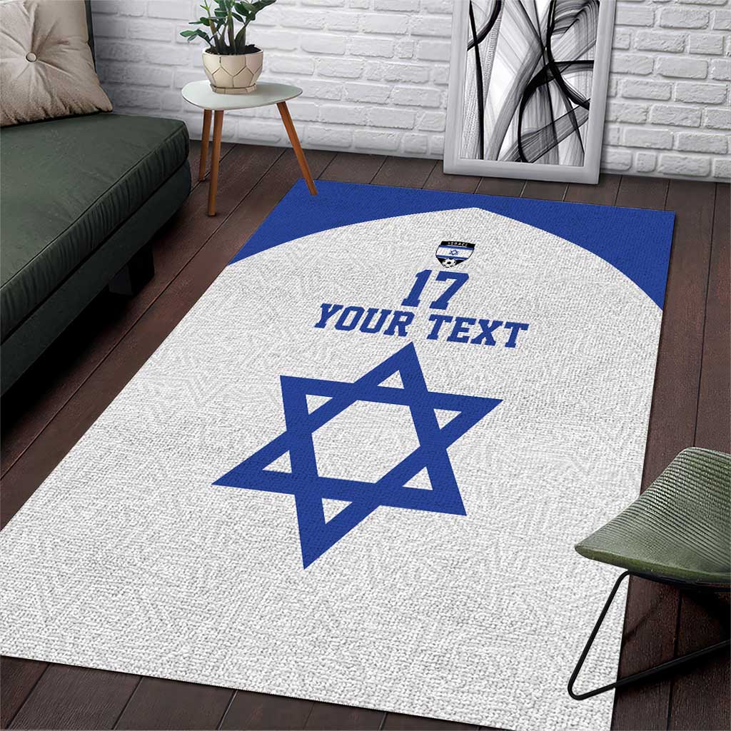 Custom Israel Football Go Champions Area Rug Sporty Style