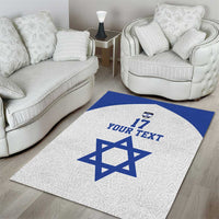Custom Israel Football Go Champions Area Rug Sporty Style