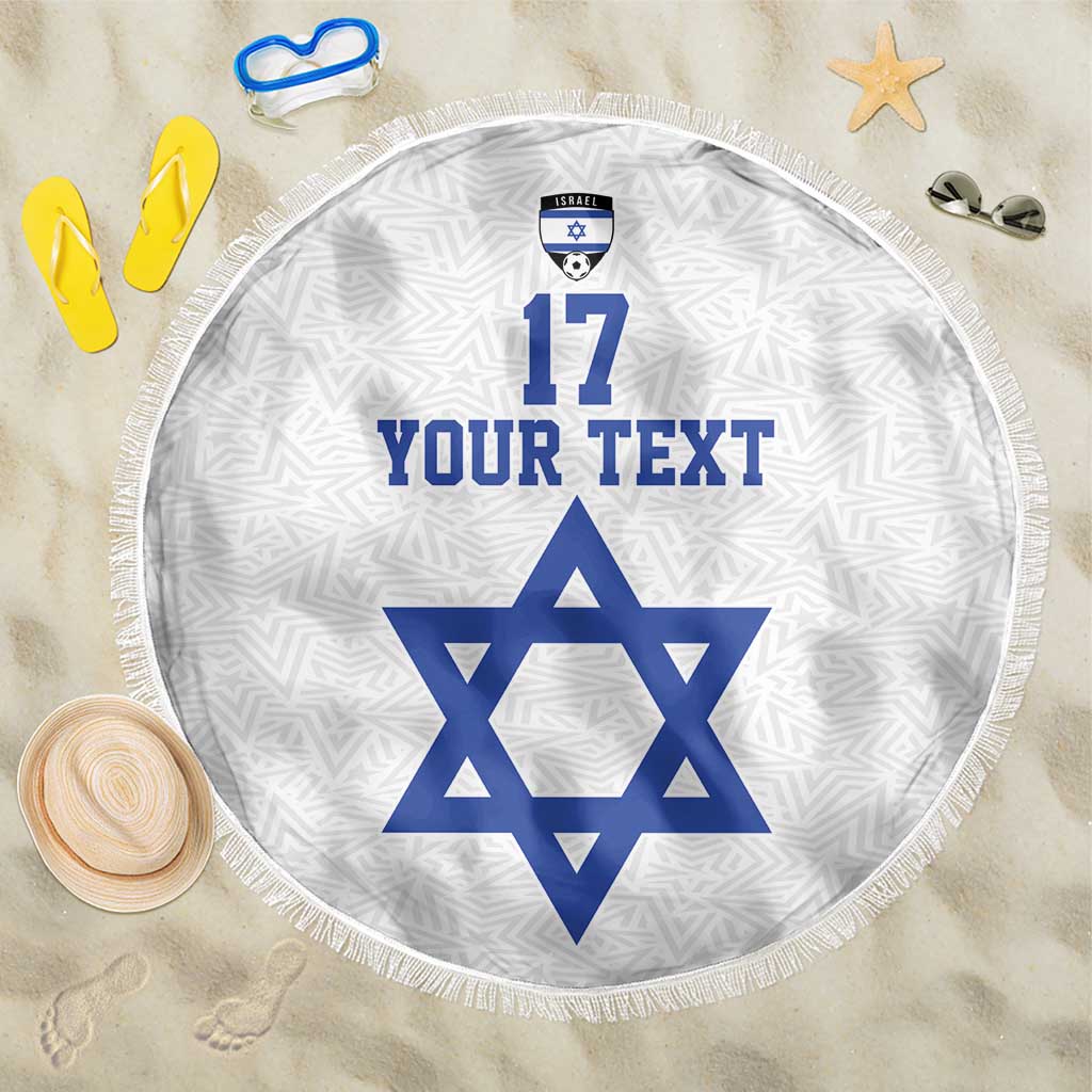 Custom Israel Football Go Champions Beach Blanket Sporty Style
