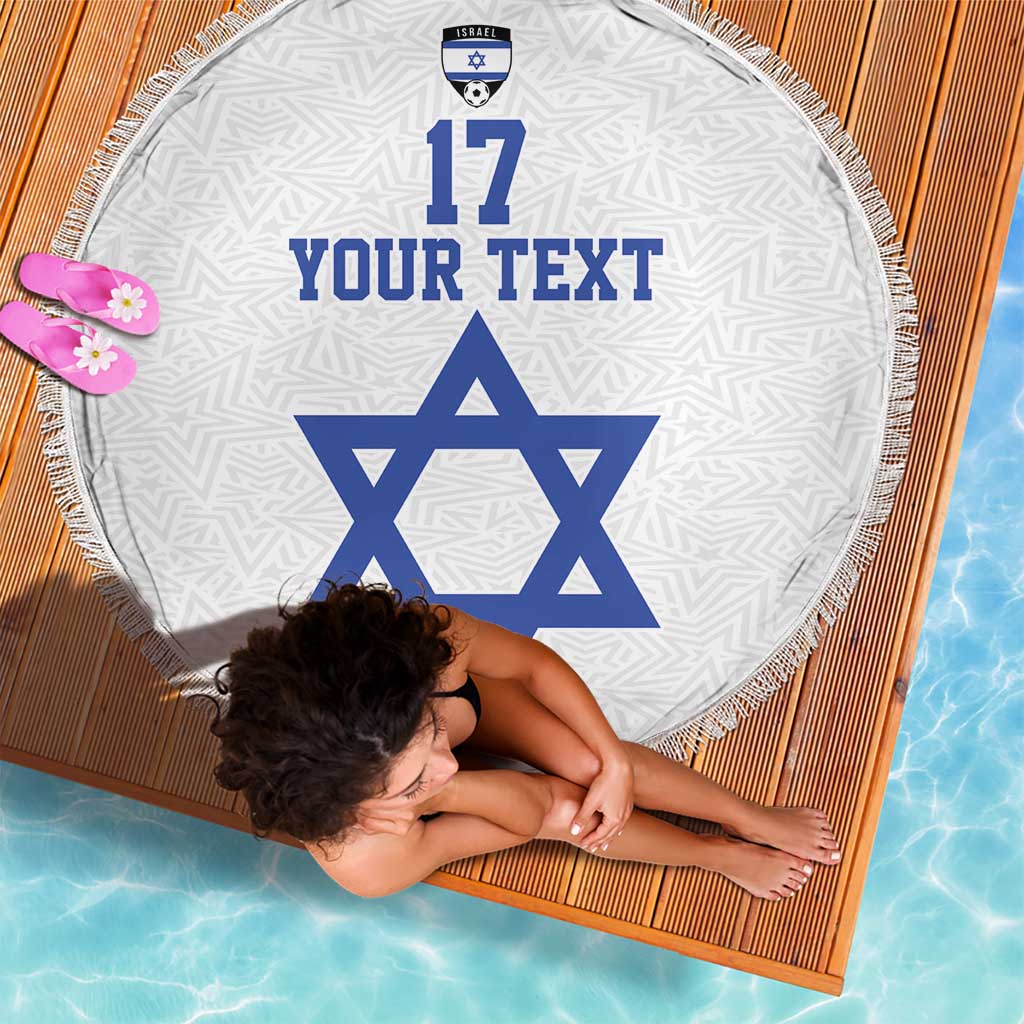 Custom Israel Football Go Champions Beach Blanket Sporty Style