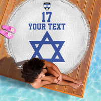 Custom Israel Football Go Champions Beach Blanket Sporty Style