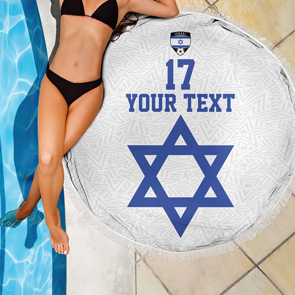 Custom Israel Football Go Champions Beach Blanket Sporty Style
