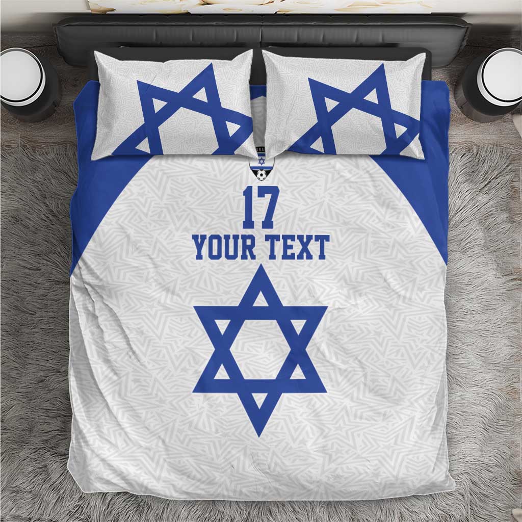 Custom Israel Football Go Champions Bedding Set Sporty Style