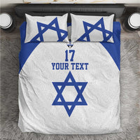 Custom Israel Football Go Champions Bedding Set Sporty Style