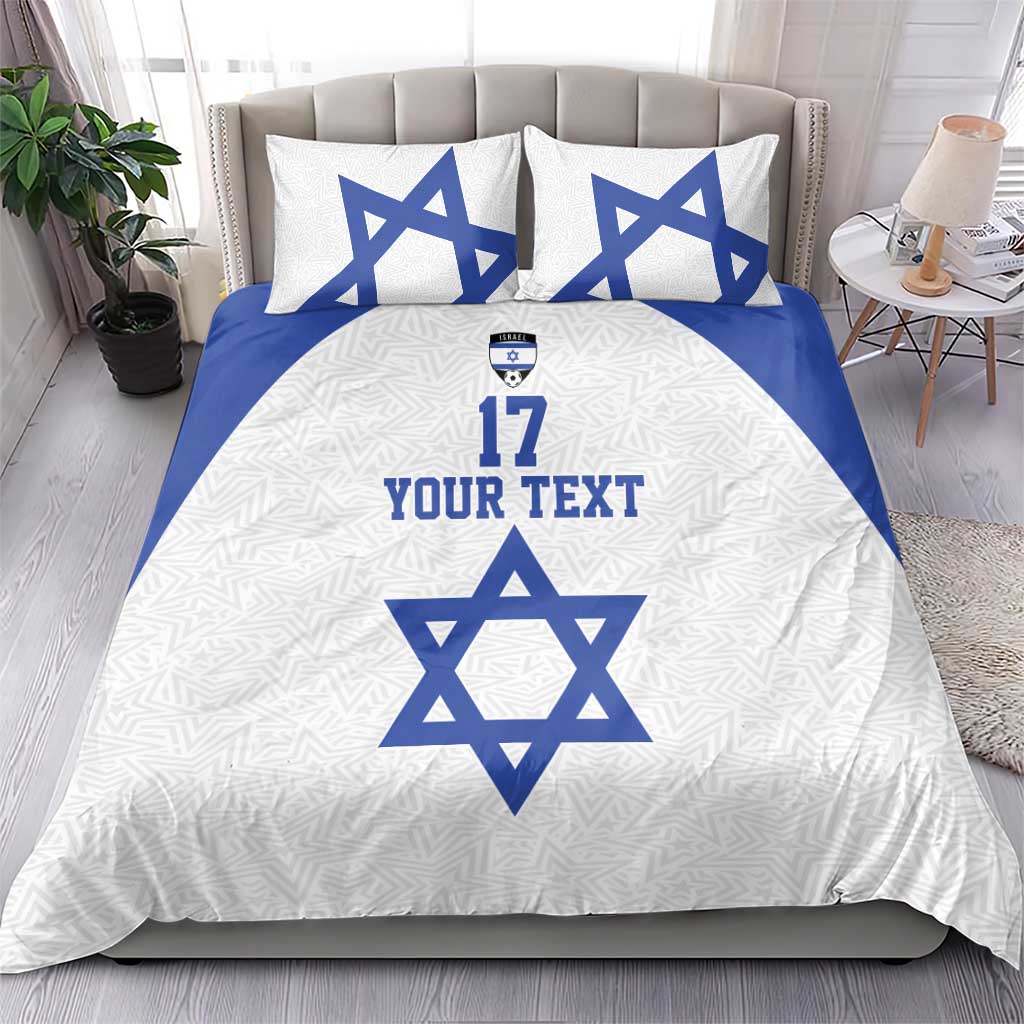 Custom Israel Football Go Champions Bedding Set Sporty Style