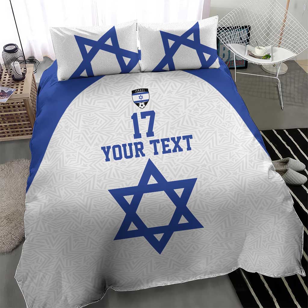Custom Israel Football Go Champions Bedding Set Sporty Style