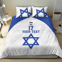 Custom Israel Football Go Champions Bedding Set Sporty Style