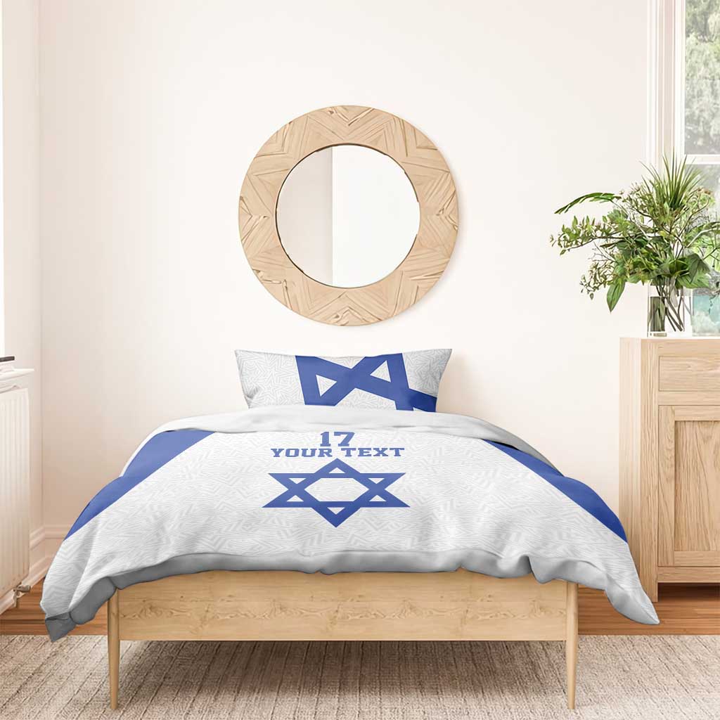 Custom Israel Football Go Champions Bedding Set Sporty Style