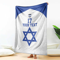 Custom Israel Football Go Champions Blanket Sporty Style