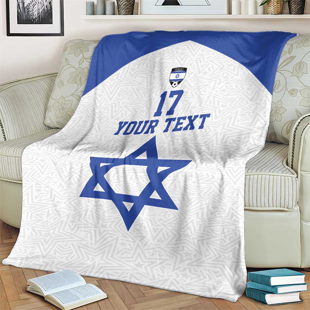 Custom Israel Football Go Champions Blanket Sporty Style