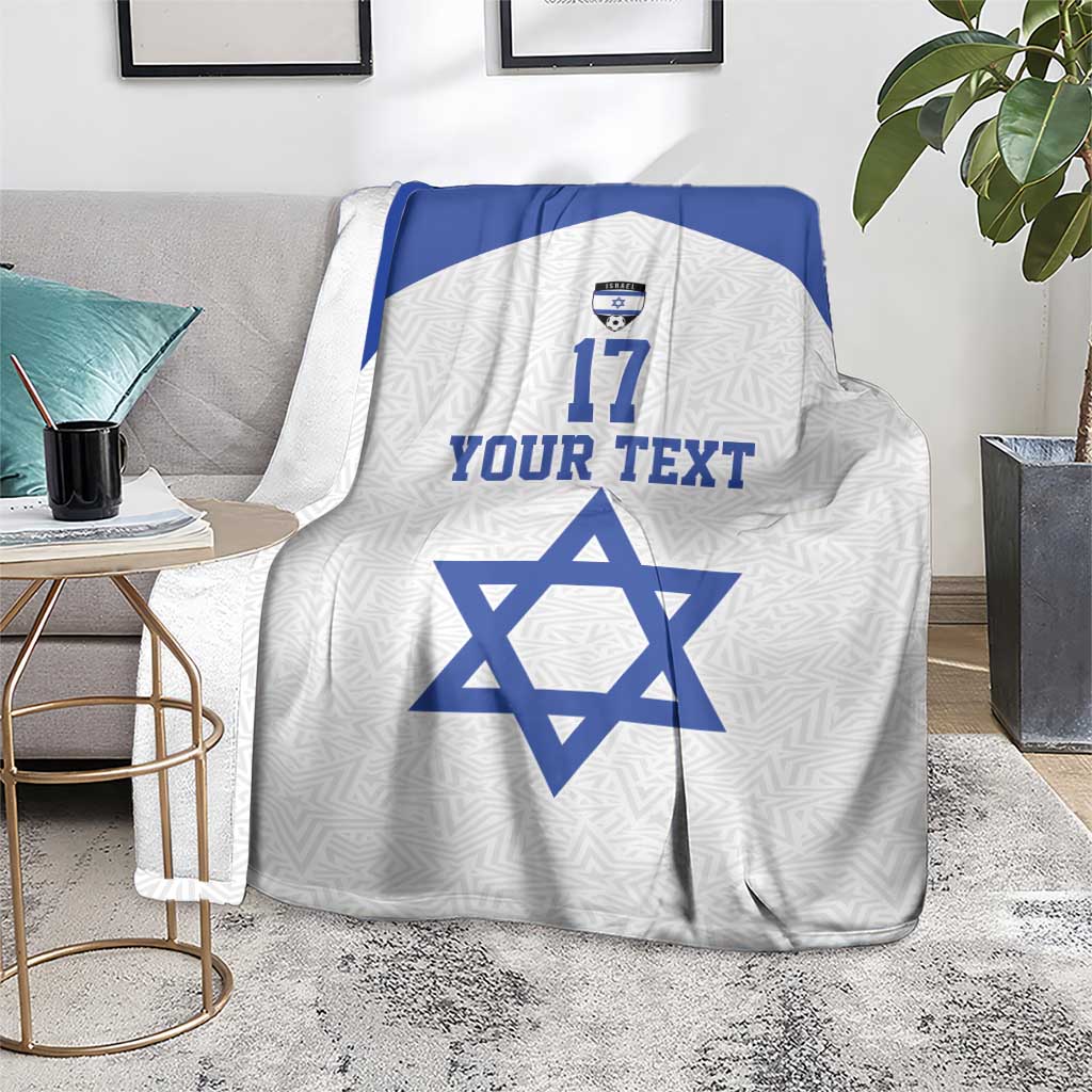 Custom Israel Football Go Champions Blanket Sporty Style