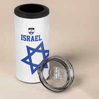 Custom Israel Football Go Champions 4 in 1 Can Cooler Tumbler Sporty Style