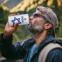 Custom Israel Football Go Champions 4 in 1 Can Cooler Tumbler Sporty Style