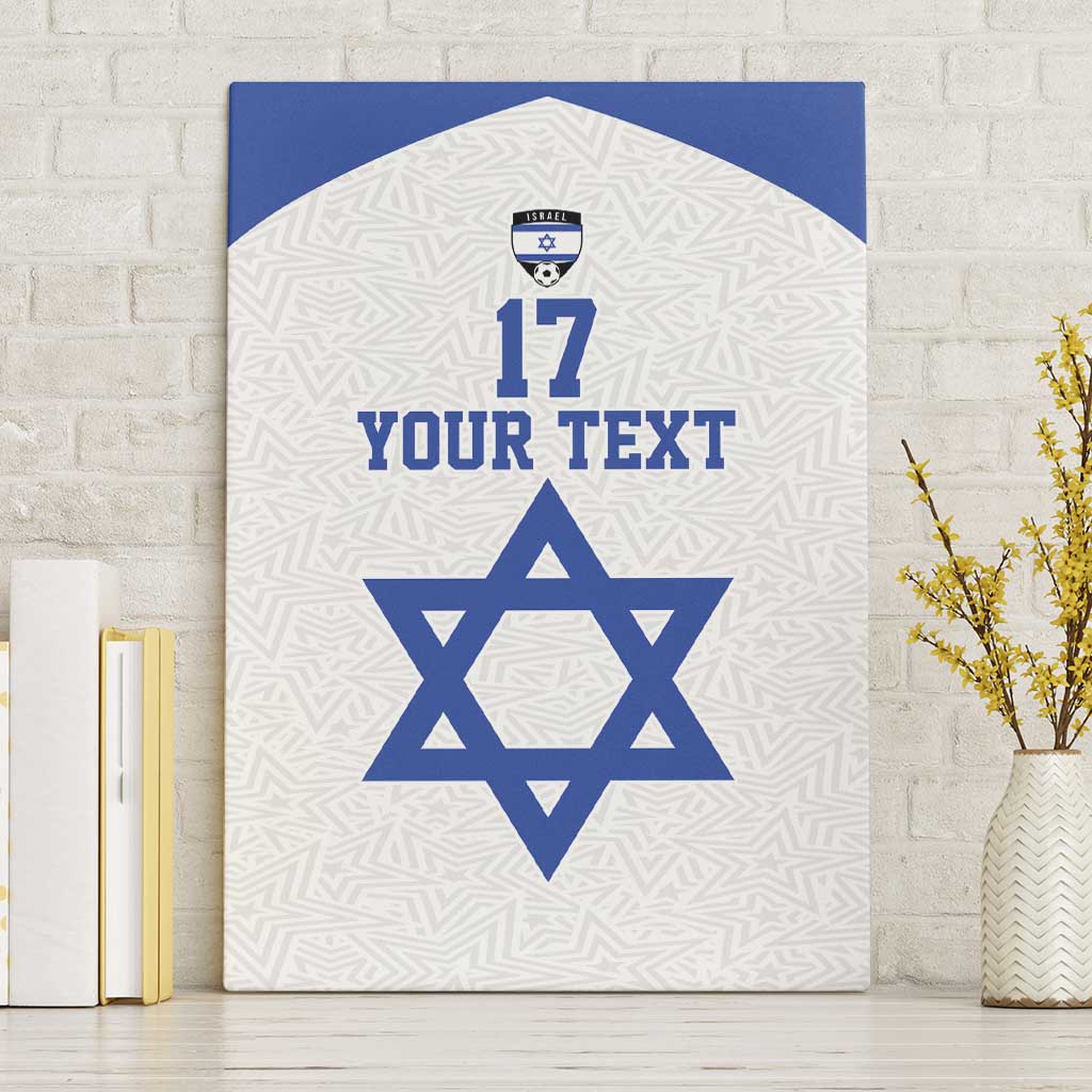 Custom Israel Football Go Champions Canvas Wall Art Sporty Style