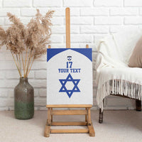 Custom Israel Football Go Champions Canvas Wall Art Sporty Style
