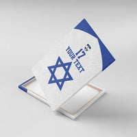Custom Israel Football Go Champions Canvas Wall Art Sporty Style