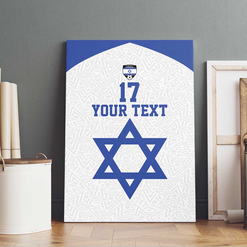 Custom Israel Football Go Champions Canvas Wall Art Sporty Style