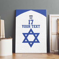 Custom Israel Football Go Champions Canvas Wall Art Sporty Style