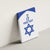 Custom Israel Football Go Champions Canvas Wall Art Sporty Style