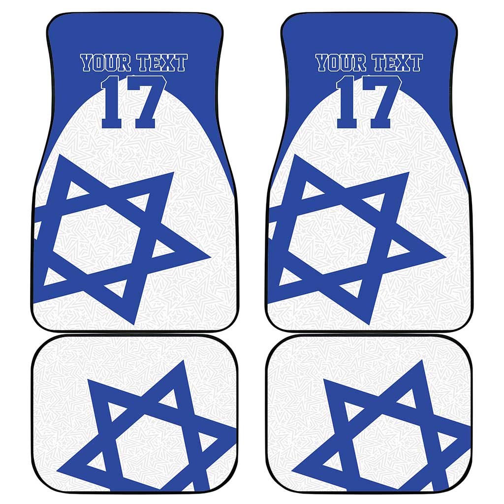 Custom Israel Football Go Champions Car Mats Sporty Style