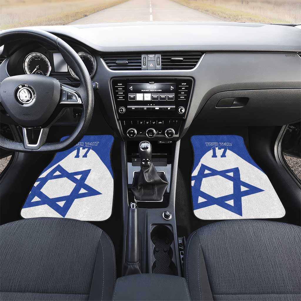 Custom Israel Football Go Champions Car Mats Sporty Style