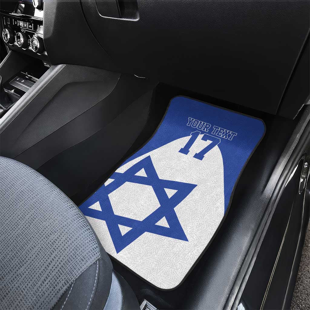 Custom Israel Football Go Champions Car Mats Sporty Style