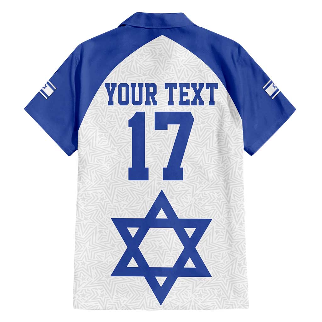 Custom Israel Football Go Champions Family Matching Long Sleeve Bodycon Dress and Hawaiian Shirt Sporty Style