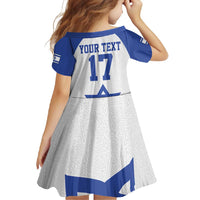 Custom Israel Football Go Champions Family Matching Mermaid Dress and Hawaiian Shirt Sporty Style