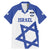 Custom Israel Football Go Champions Family Matching Mermaid Dress and Hawaiian Shirt Sporty Style